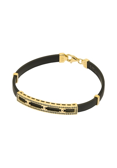 Chanel Model Taşlı Kauçuk Bileklik  64037589 Sarı Altın