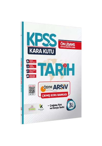 Kpss Önlisans-ortaöğretim Tarihin Kara Kutusu 3.cilt Dijital Çözümlü Ösym Çıkmış Soru Bankası