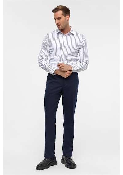 Süvari Lacivert Regular Düz Pantolon Lacivert