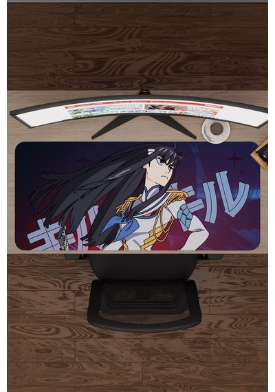 Kill La Kill Kaymaz Dikişli Kauçuk Oyuncu Mousepad V5 - 90x40 Xxl Gaming Mouse Pad Fare Altlığı