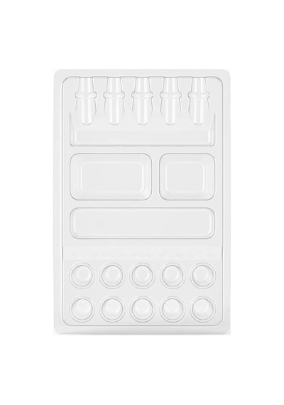 Ink Tray Dövme Boya Pota Organizer 20'li Steril Setup Seti
