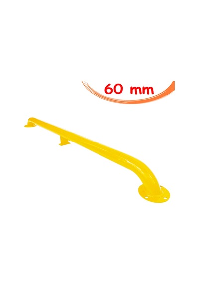 Metal Araç Stoperi Otopark Ayırıcı Araç Stoperi Yaslama Demiri Bariyeri 3 Ayaklı 195cm Ø60mm 2mm