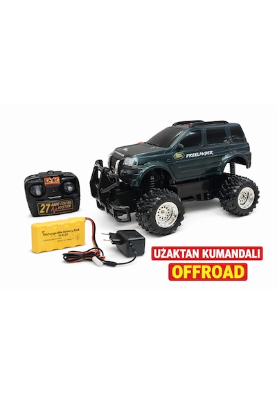 Uzaktan Kumandalı Land Rover Freelander Sarjlı Oyuncak Koyu Yeşil