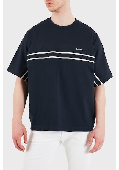 Calvin Klein Erkek T Shirt Lv04re222g Cef Lacivert
