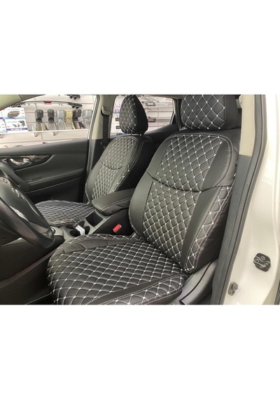 Nissan Qashqai 2017 Araca Özel Deri Oto Koltuk Kılıfı (438885185)
