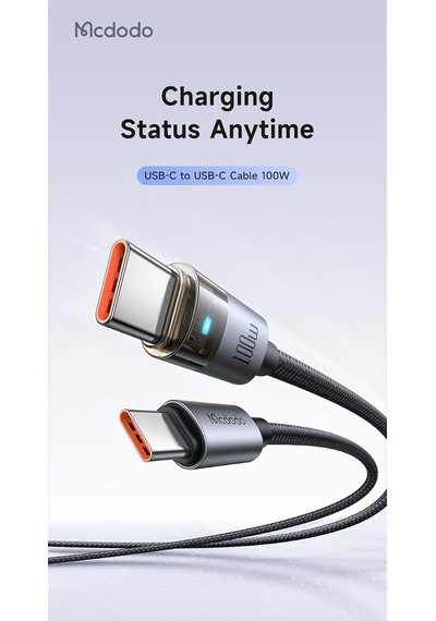 Lexroo Ca-5581 Type-c To Type-c 100w 1.2m Hızlı Şarj Kablosu Standart