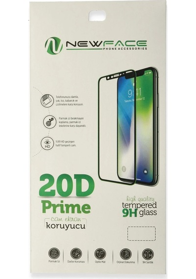 Mey İthalat Apple, Uyumlu iPhone 6 Plus 20d Premium Cam Ekran Koruyucu - Siyah