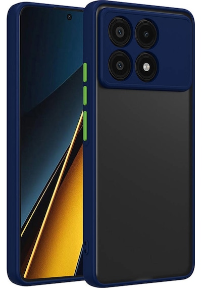 Zore Xiaomi Poco X6 Pro Kılıf Msra Hux Kapak-lacivert Lacivert