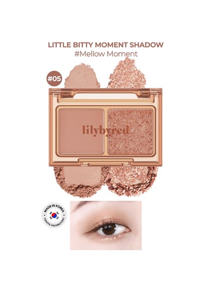 Lilybyred 2’Li Mat / Parlak Far Paleti Little Bitty Moment Shadow 05 Mellow Moment Mat / Parlak