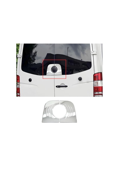 Ebal Otomotiv MERCEDES SPRİNTER W906 KROM ARKA AMBLEM ÇERÇEVE 2 PRÇ 2007-2018