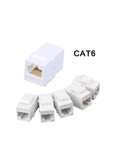 Rj45 Cat6 Konnektör Keystone Jack Dişi Dişi Ara Uzatma Patch  Pan