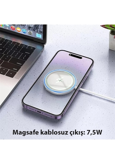 Hoco Cw53 15w Magsafe Kablosuz Wireless Stand Hızlı Şarj Cihazı- 5775