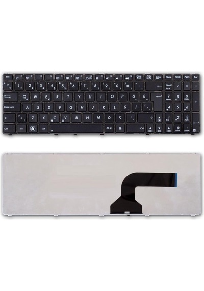 Asus N53 K52j K53s X55a X55c Notebook Klavyesi - Siyah - Tr Çerçeveli / Kl0503atr