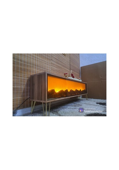 Tv Sehpası Full Şömineli Ahşap Renk Metal Ayaklı 170cm Bluetootlu Ses Sistemi 3 Farklı Yanma Mdf Ahşap Ve Gold Ahşap Ve Gold Tv Sehpası Full Şömineli Ahşap Renk Metal Ayaklı 170cm Bluetootlu Ses Sistemi 3 Farklı Yanma Mdf Ahşap Ve Gold Ahşap Ve Gold