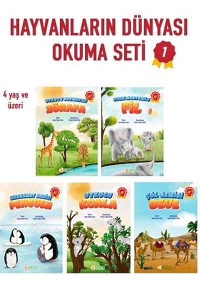 Hayvanların Dünyası Okuma Seti 1 (5 Kitap) / Ayşe Şeker Kılıç