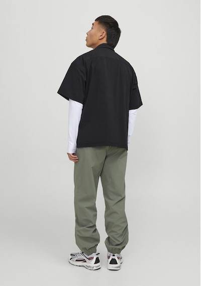 Jack & Jones Erkek Göğüs Cepli Oversized Gömlek - Altitude 12251280 Black Gri Jack & Jones Erkek Göğüs Cepli Oversized Gömlek - Altitude 12251280 Black Gri
