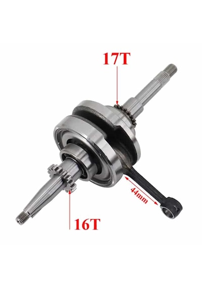 SCOOTER 50-80 KRANK KOMPLE 16-17 T (ARR0732)