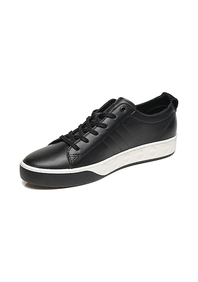Greyder 13292 Siyah Hakiki Deri Erkek Sneaker Siyah