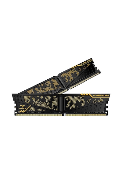 Team T-Force Vulcan TUF Yellow TLTYD416G3600HC19ADC01 16 GB (2x8) DDR4 3600 MHz CL19 Ram