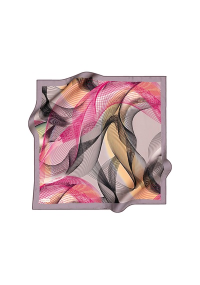Pierre Cardin Krep Saten Eşarp Pembe pembe
