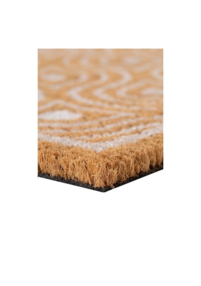 Coco Çerçeveli Kıl Kapı Önü Paspası 40x60 3682 Natural