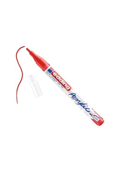 Edding 5300 Akrilik Marker Kalem 1-2 Mm 902 Trafik Kırmızı
