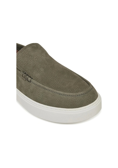 Calvin Klein Hibrit Nubuk Makosen Erkek Loafer Hm0hm01902-mtb Yeşil