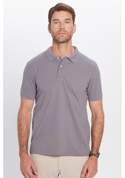 Tudors Erkek Slim Fit Dar Kesim Pamuklu Yumuşak Dokulu Serin Tutan Kumaş Düz Pike Polo Yaka Tişört-31687 Gri Tudors Erkek Slim Fit Dar Kesim Pamuklu Yumuşak Dokulu Serin Tutan Kumaş Düz Pike Polo Yaka Tişört-31687 Gri