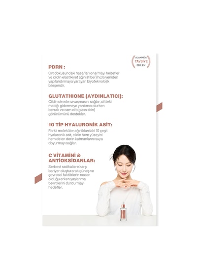 Pdrn +hücre Teknolojisi Bariyer Onarıcı Kırışıklık Karşıtı Beyazlatıcı &nemlendirici Esans 50ml