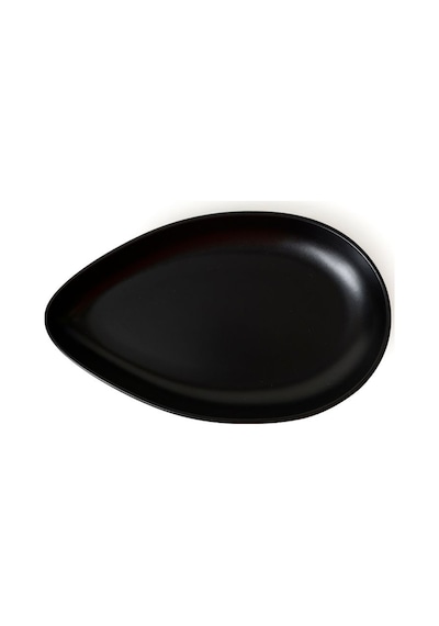 Keramika Mat Siyah Serenity Kayık Tabak 24 Cm 2 Adet 956 Siyah