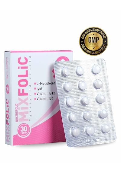 Mixfolic Takviye Edici Gıda 30 Tablet