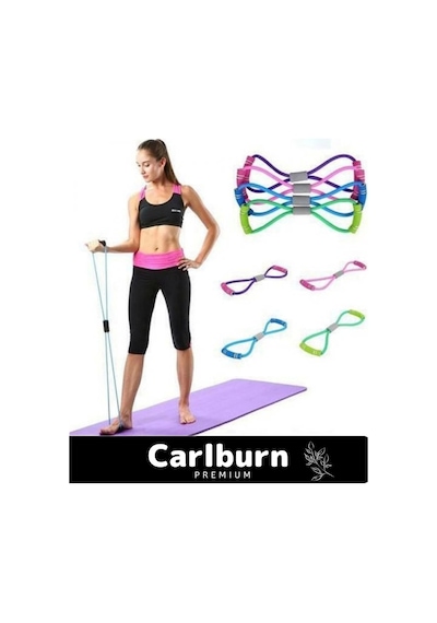 Özel Üretim Kas Açma Germe Güçlenme Spor Pilates Jimnastik Egzersiz Direnç Lastiği Çok Renkli