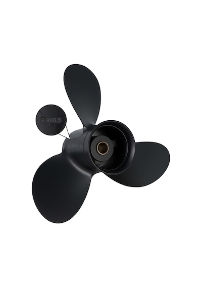 Yamarine Tohatsu/mercury Dıştan Takma Motor Pervanesi 8/9.8hp Outboard Propeller Diameter: 8.9ø X Pitch: 8.5'' Spline: 12 Diş 3b2b64517.1