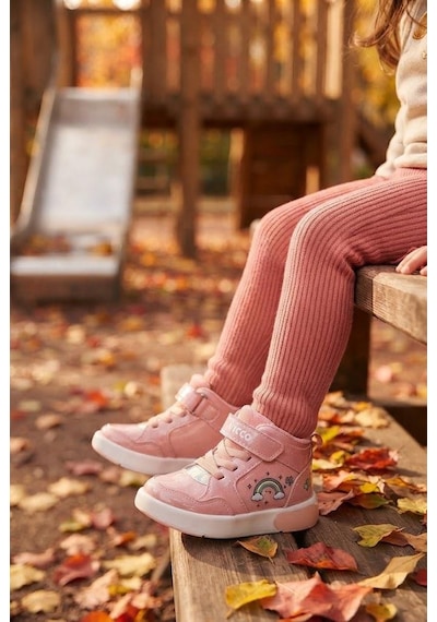 Vicco Şira Pudra Anatomik Rahat Sneaker Işıklı Kız Çocuk Bot 946.b26k.257