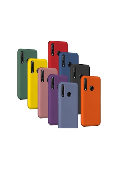 Huawei P40 Lite E Kilif Liquid Içi Kadife Lansman Velvet Silikon 513107946