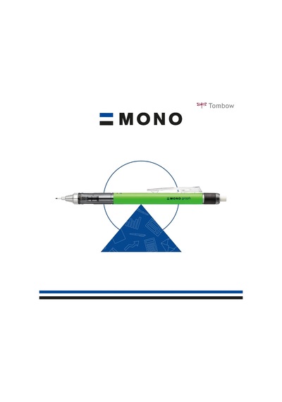 Tr Mono Graph Neon Mekanik Kurşun Kalem, 0,7mm,beyaz Genel