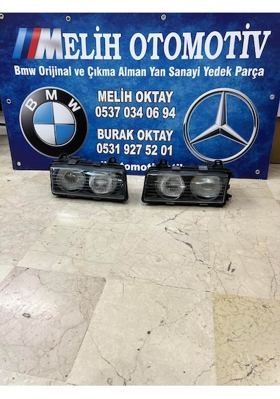 Bmw E36 Mercekli Far Takimi Sag Sol Set Zkw Type 555567909