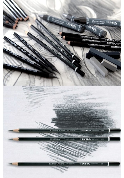 Lyra Art Design Profesyonel Dereceli Kalem 6'lı Set