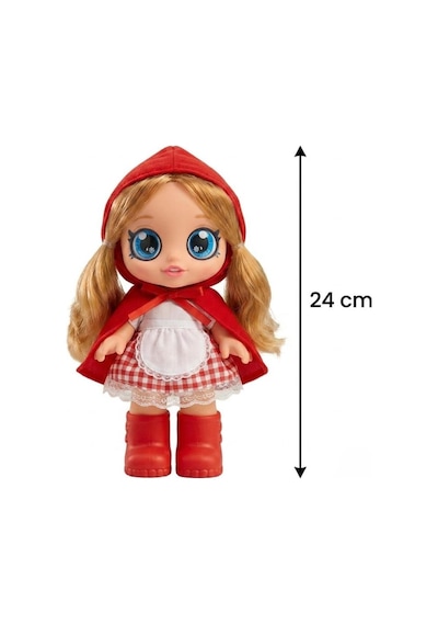 Elissa Masal Anlatan Kırmızı Başlıklı Kız Bebek - 24 Cm Sesli Et Bebek - Eğitici Oyun Arkadaşı