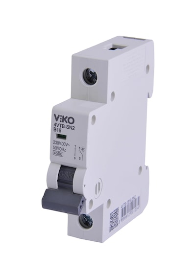Viko 4vtb-1b16 Otomatik Sigorta 4,5ka B Tipi 1 Kutup 16a 10