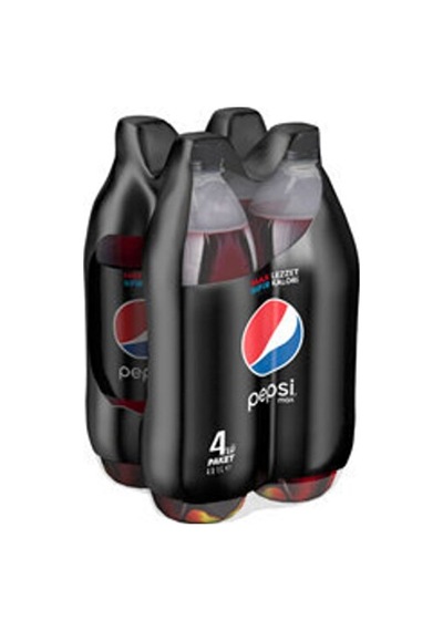 Pepsi Şekersiz Kalorisiz Kola Pet 4x1 L
