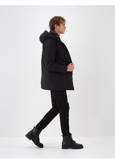 Siyah Formunu Koruyan Regular Fit Mont 190552