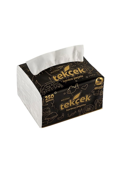Rulopak Tekçek Horeca Masa Üstü Dispenser Peçete 11.5 X 19 Cm 250 Yaprak - 24 Adet 300402