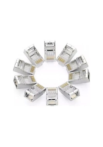 Ugreen Cat6 Rj45 Metal Jak Konnektör 10 Lu Paket, 20333