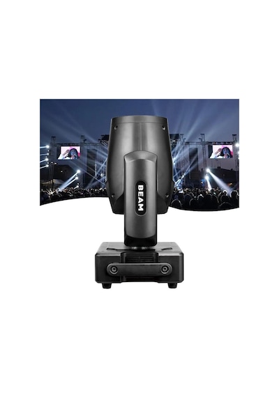 Quenlite Beam-280 9r Osram Ampül İle 280w Beam Spot Sahne Işık Cam Gobo Türk Bayrağı Efektli
