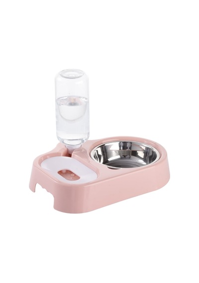 Mikopet Otomatik Su Sebilli Mama Kabı - Pembe