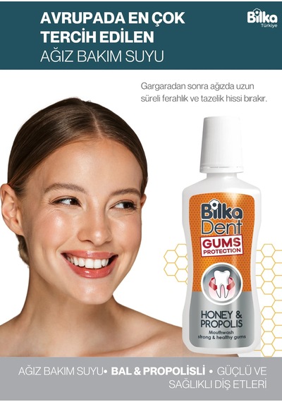 Bilkadent Ağız Bakım Suyu Honey & Propolıs