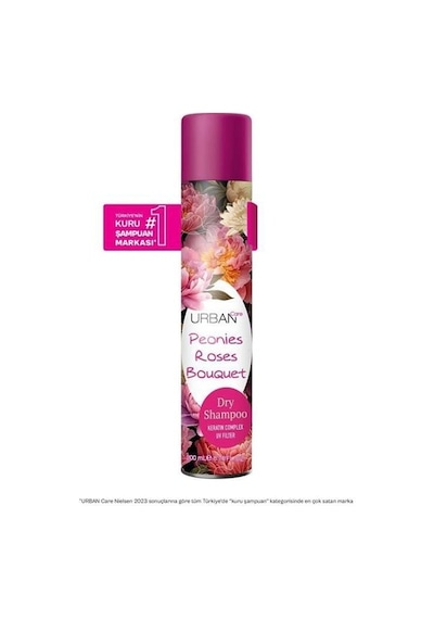 Urban Kuru Şampuan 200ml Peonies Roses Bouquet Tüm Saç Tipleri