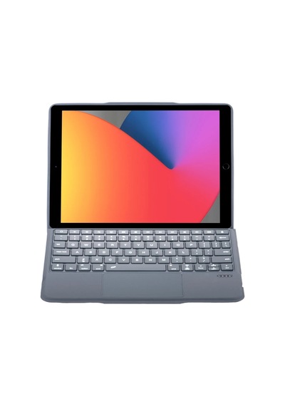 Apple T5506d İpad 10.2 9.nesil Kılıf Palermo Ledli Klavyeli Standlı Tablet Kılıfı - Siyah Diğer