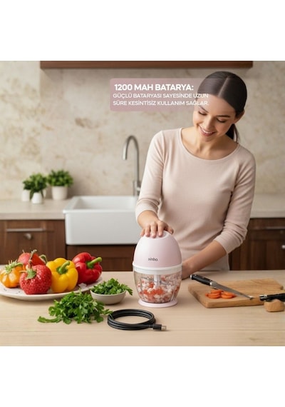 Sinbo Shb-7503 Şarjlı Kablosuz Rondo